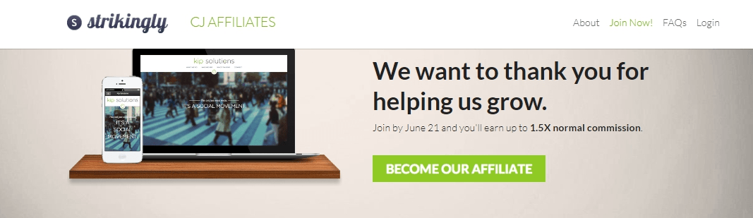 Strikingly聯盟行銷 Strikingly聯盟行銷